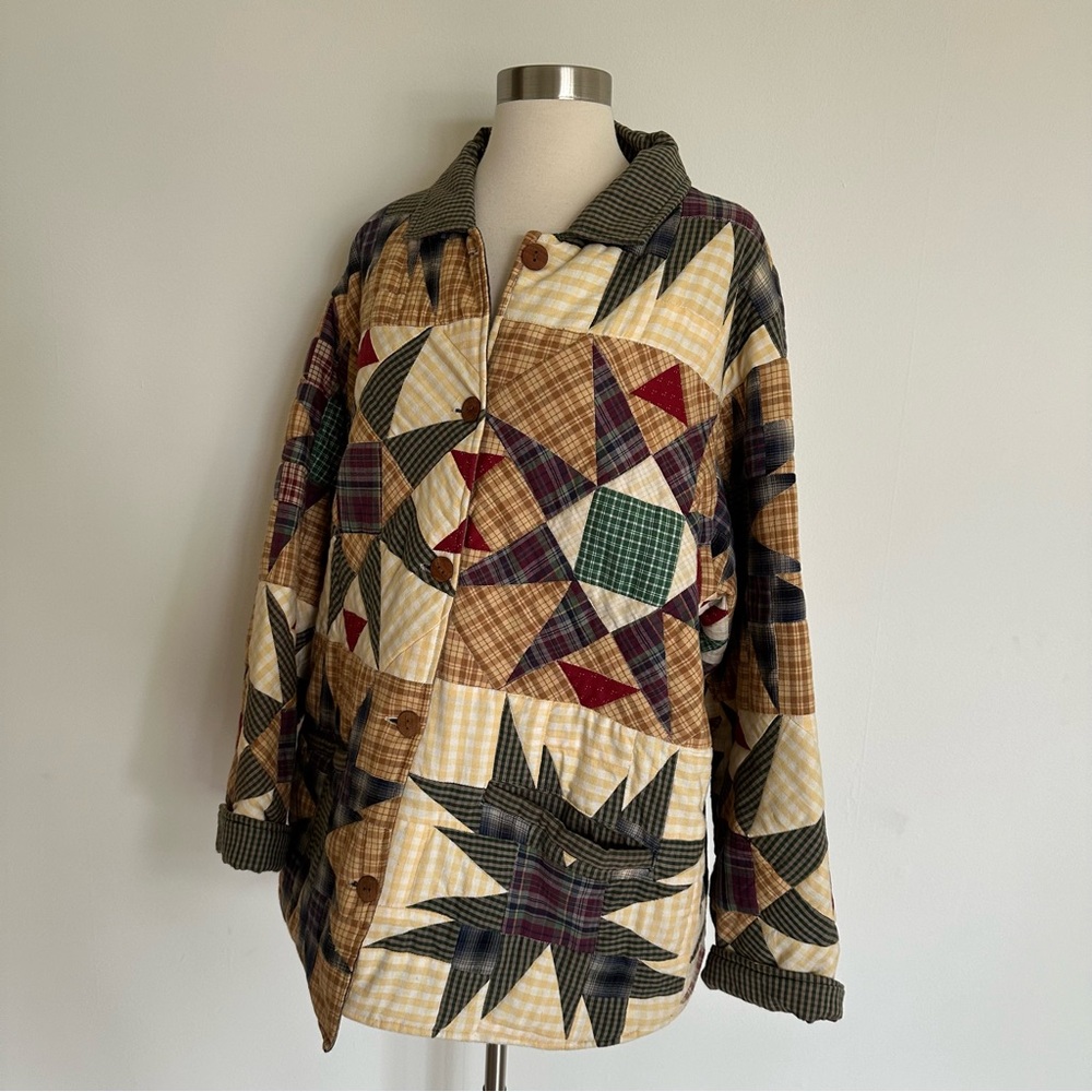Patchwork Quilted Jacket - image 4